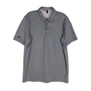 Adidas - Mens‎ Space Dyed Polo Blue Size L